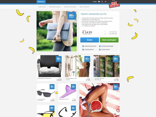 Screenshot des Shops