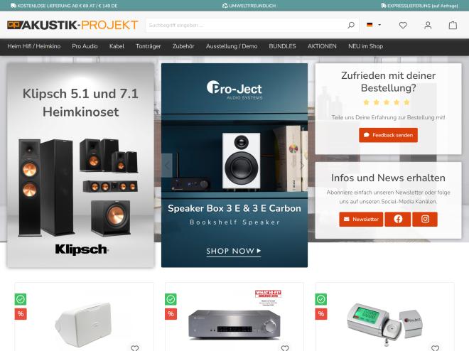 Screenshot des Shops