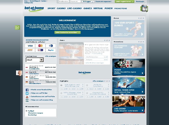 Screenshot des Shops