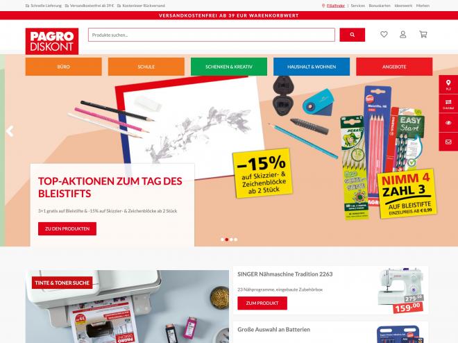 Screenshot des Shops