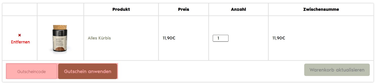 wie ist ein Gaumenheld Gutscheincode einzulösen