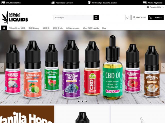 Screenshot des Shops